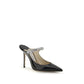 Black Calf Leather Bos Taurus High Heel Pumps