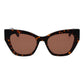 Brown Plastic Sunglasses