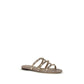 Beige Calf Leather Bos Taurus Sandals