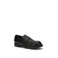 Black Calf Leather Bos Taurus Slip-On Loafers