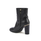 Black Leather Ankle Boots