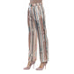 Multicolor Viscose Casual Pants