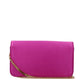 Pink Satin Clutch Bag