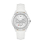 White Plastic Dress Watch