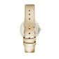 Gold Plastic Dress Watch