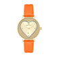 Orange Plastic Dress Watch