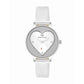 White Plastic Dress Watch