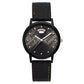 Black Plastic Dress Watch