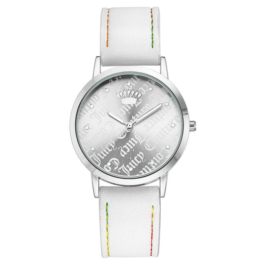 White Plastic Dress Watch