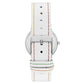 White Plastic Dress Watch