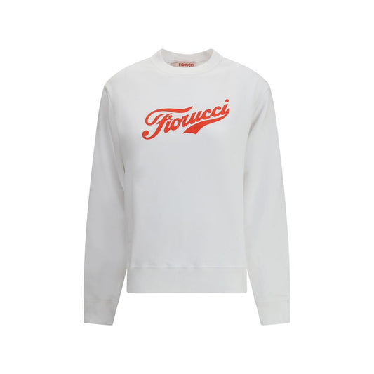 White Cotton Sweatshirt