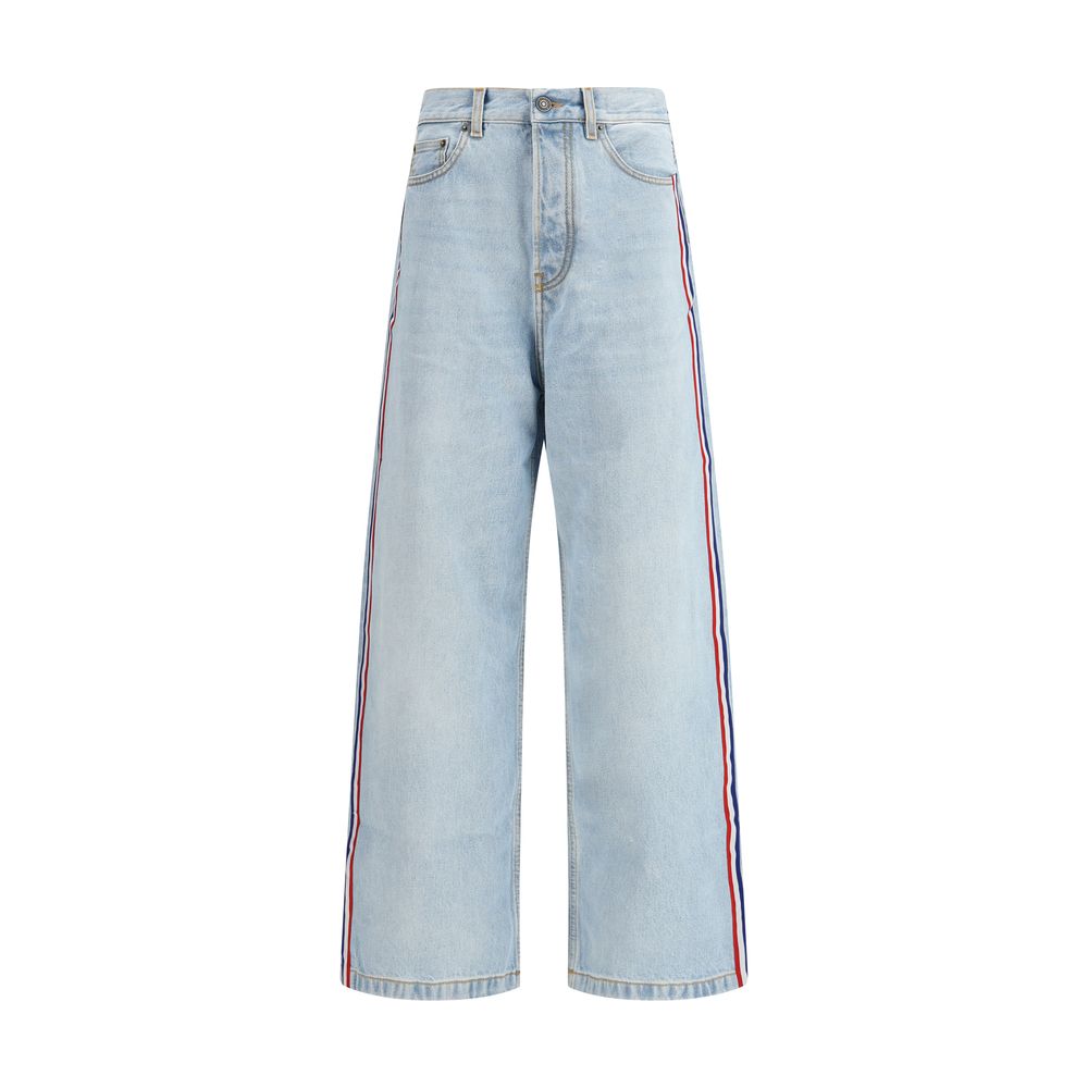Light Blue Cotton Jeans Denim