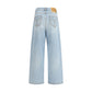 Light Blue Cotton Jeans Denim