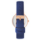 Blue Plastic Dress Watch