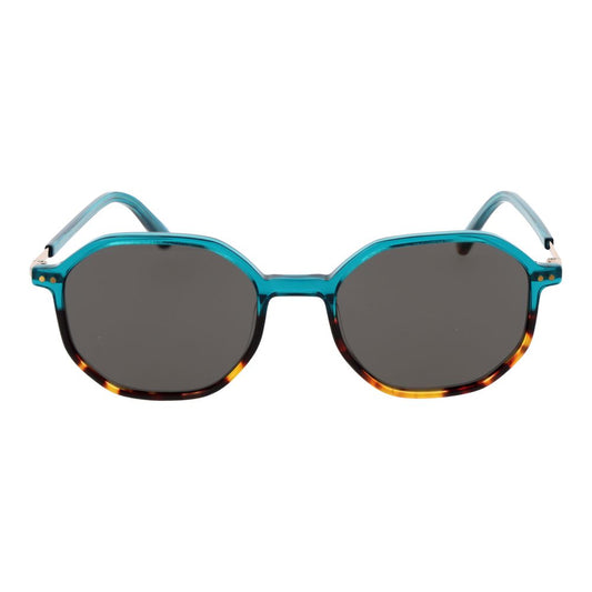 Turquoise Plastic Sunglasses