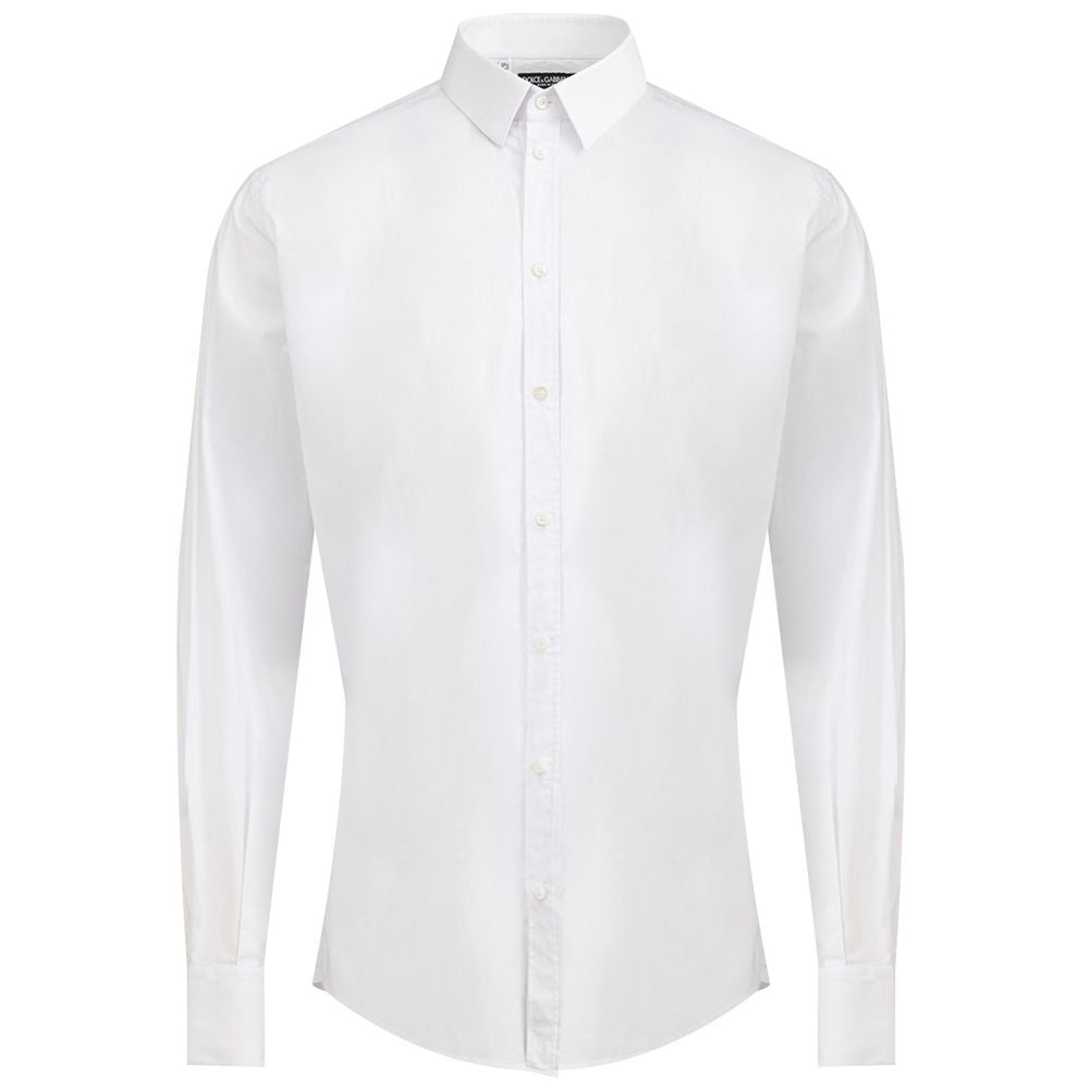 White Cotton Dress Shirt