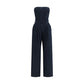 Blue Cotton Jumpsuit
