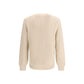 Beige Fleece Wool Sweatshirt