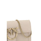 Beige Calf Leather Bos Taurus Shoulder Bag