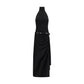 Black Polyester Casual Dress