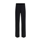 Black Silk Casual Pants
