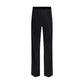 Black Silk Casual Pants