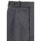 Gray Fleece Wool Dress Pants