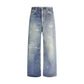 Blue Cotton Relaxed Fit Jeans