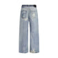 Blue Cotton Relaxed Fit Jeans