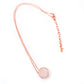 Pink Metal Necklace