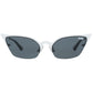 White Metal Sunglasses