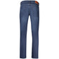 Blue Cotton Men's Slim-Fit Jeans