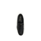 Black Calf Leather Bos Taurus Slip-On Loafers