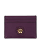 Purple Leather Cardholder
