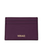 Purple Leather Cardholder