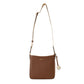 Brown Canvas Crossbody Bag