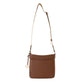 Brown Canvas Crossbody Bag