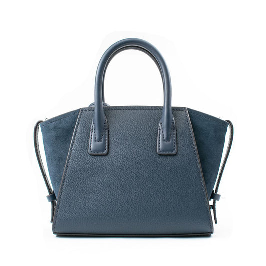Blue Canvas Handbag