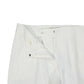 White Polyester Casual Pants