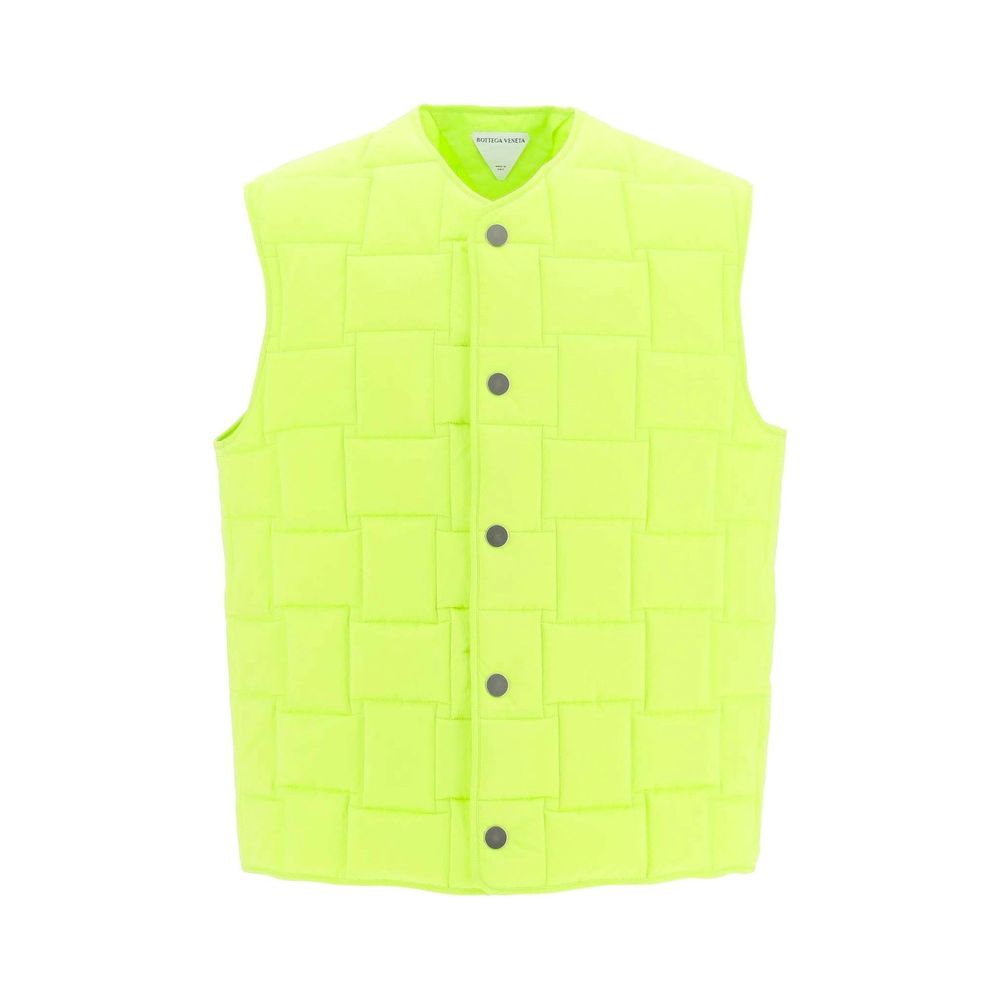 Bicolor Polyamide Sleveless Jacket