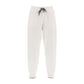 White Cashmere Athletic Pants