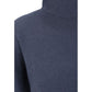 Blue Cashmere Turtleneck