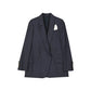 Blue Virgin Wool Jackets And Coat