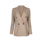 Beige Virgin Wool Blazer