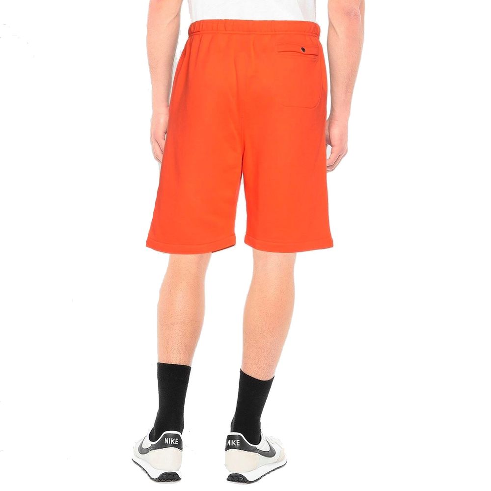 Orange Cotton Shorts