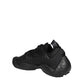 Black Polyethylene Athletic Sneakers