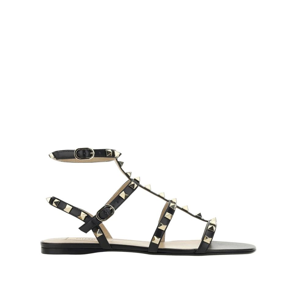 Black Calfskin Sandals
