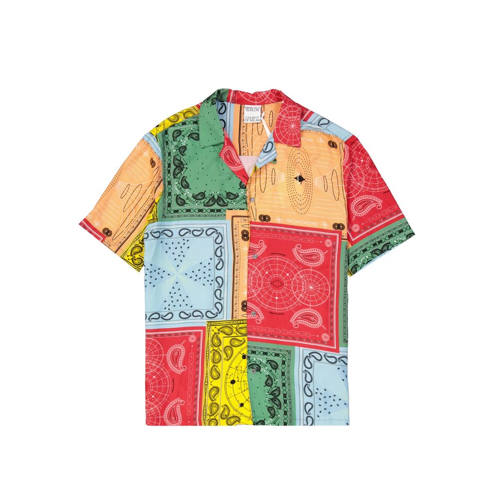 Multicolor Viscose Pattern Shirt