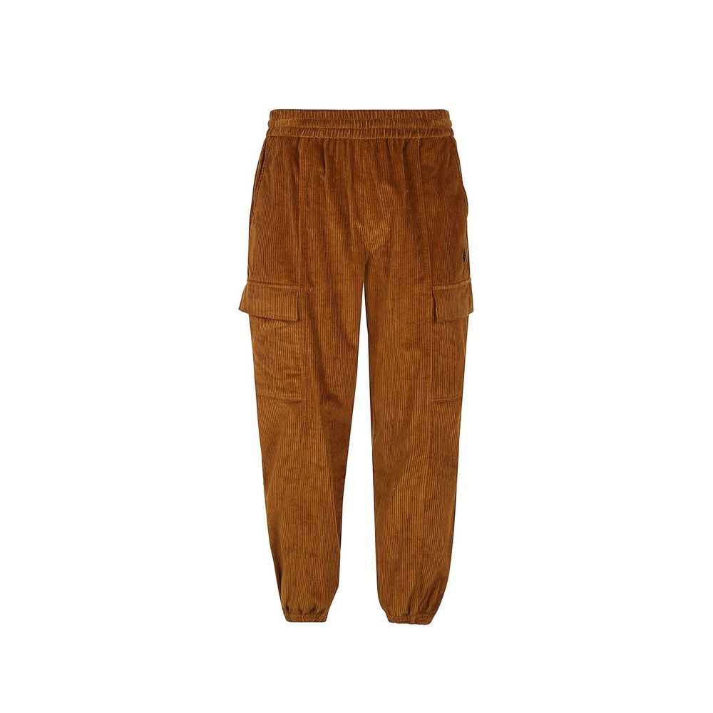 Brown Cotton Cargo Pants