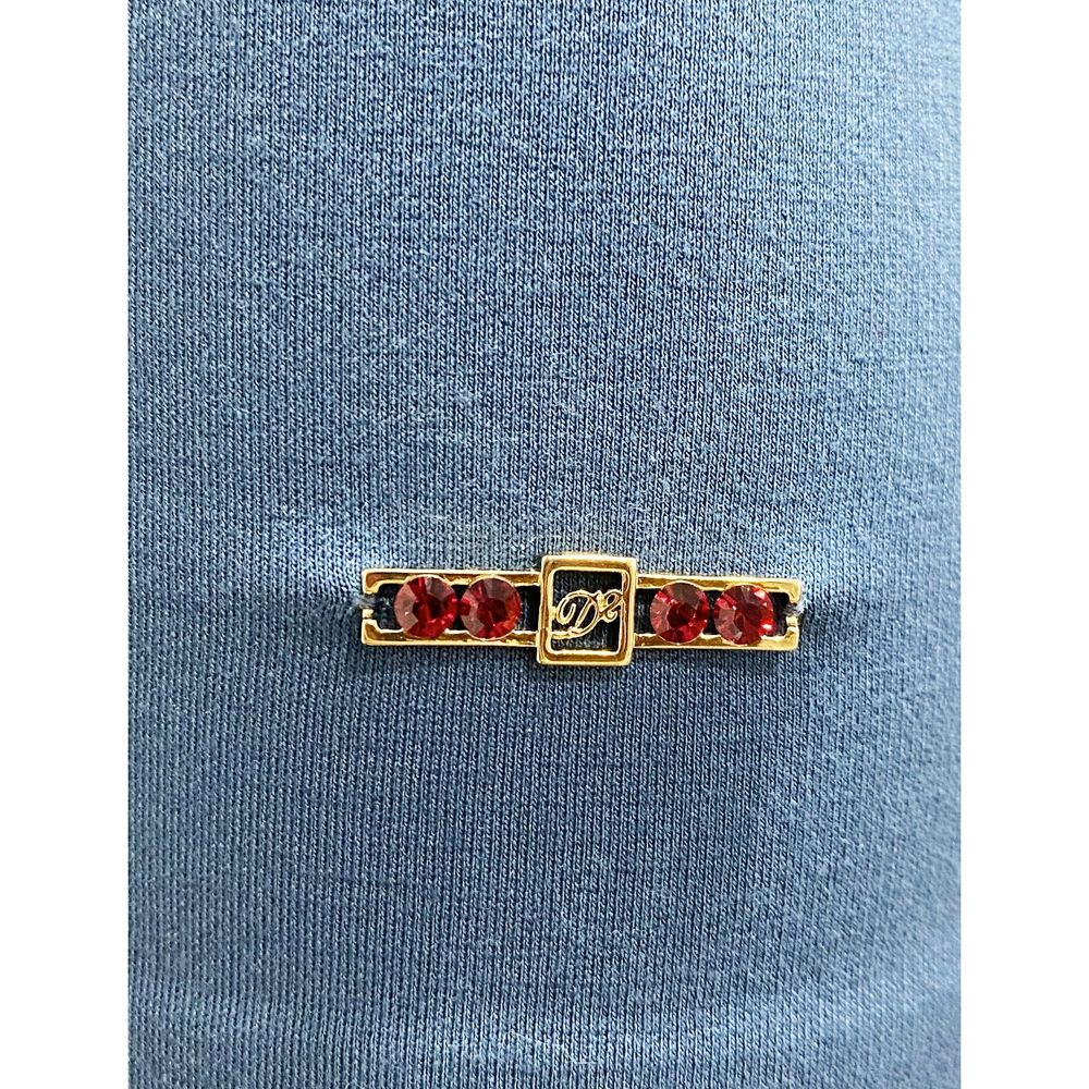 Blue Viscose Tank Tops